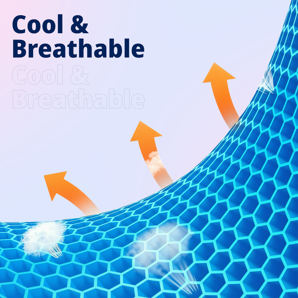 Honeycomb Gel Seat Cushion with Cover