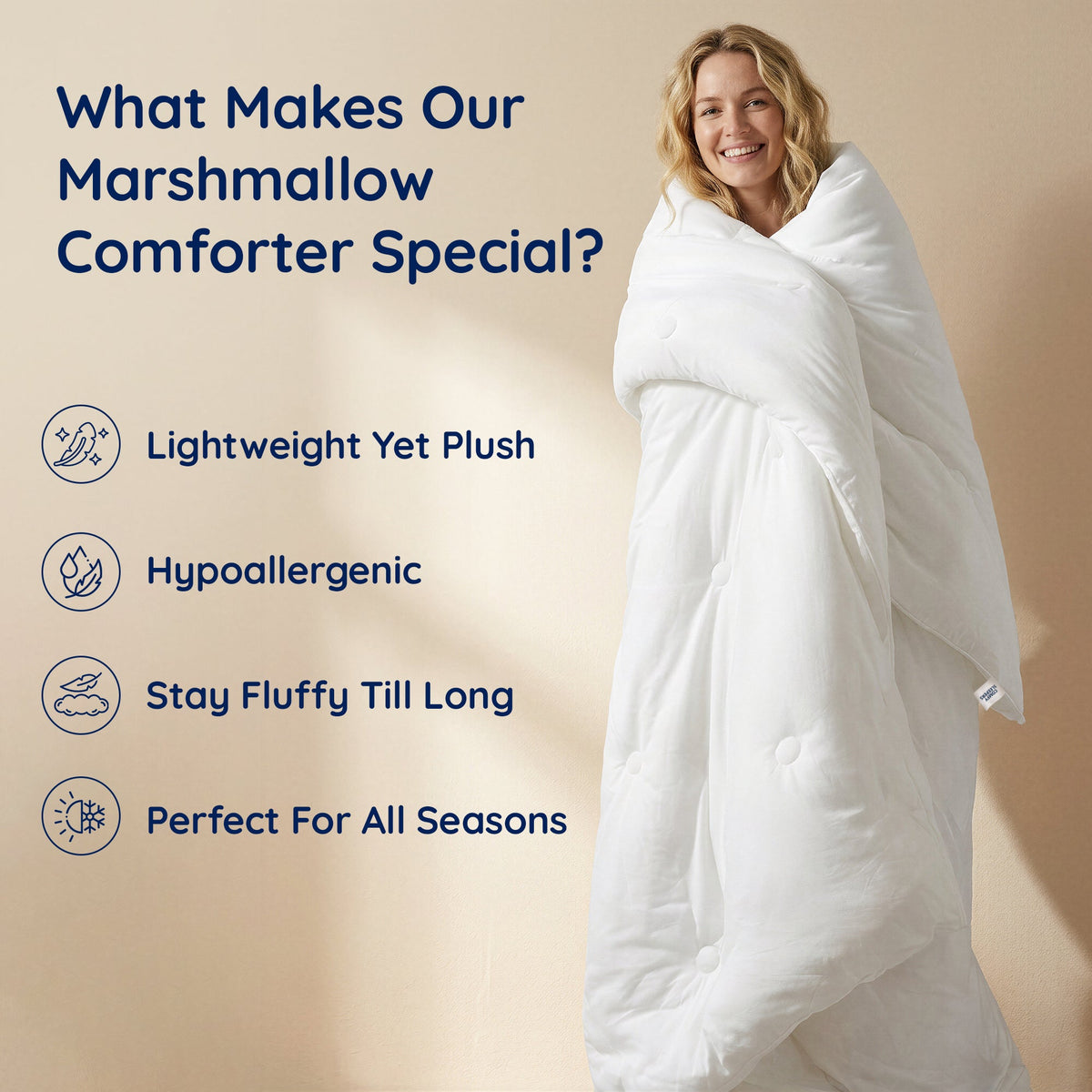 Marshmallow All-Season Comforter