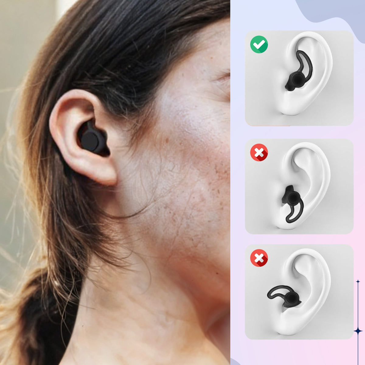Soft Silicone Sleep Earplugs