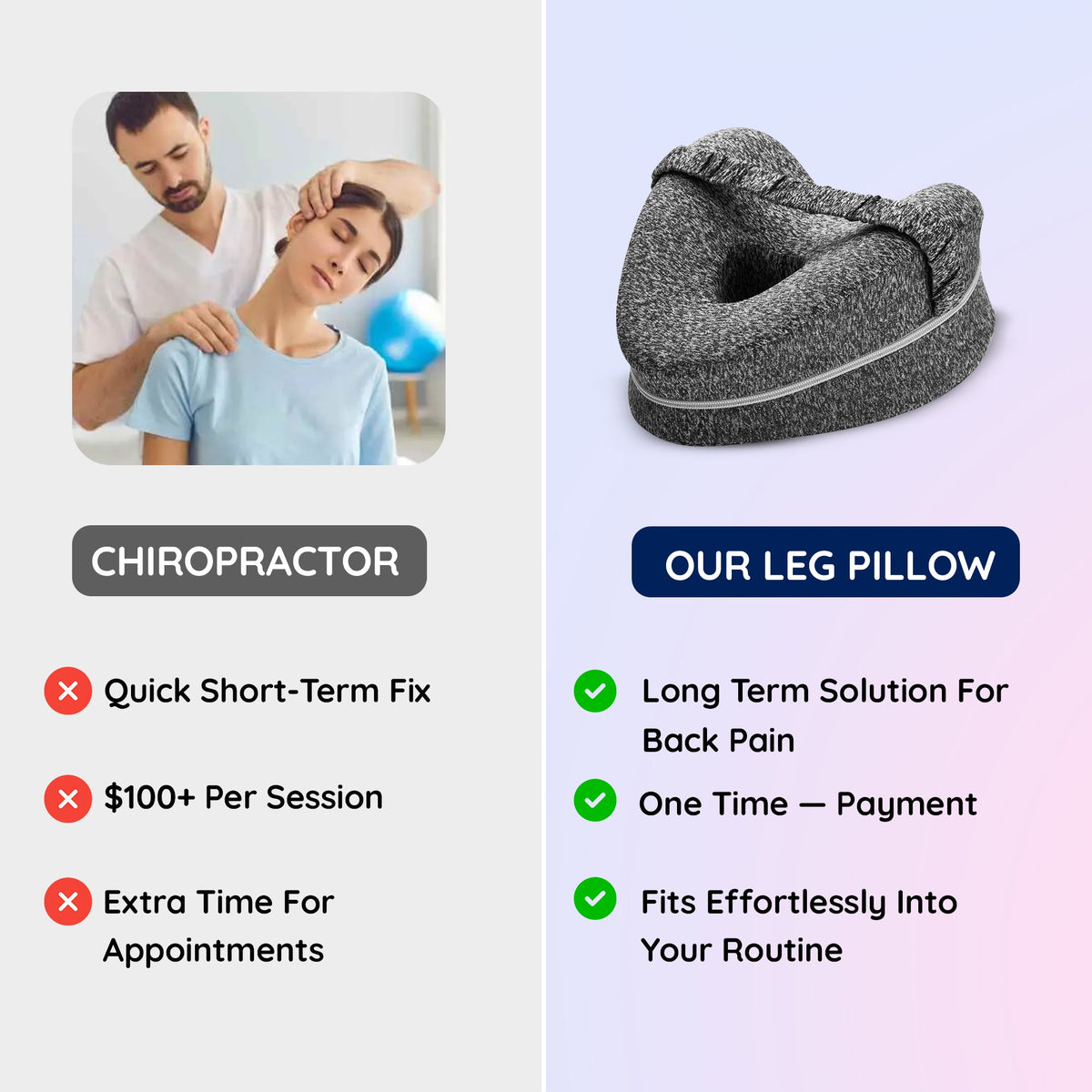 Leg Alignment Knee Pillow