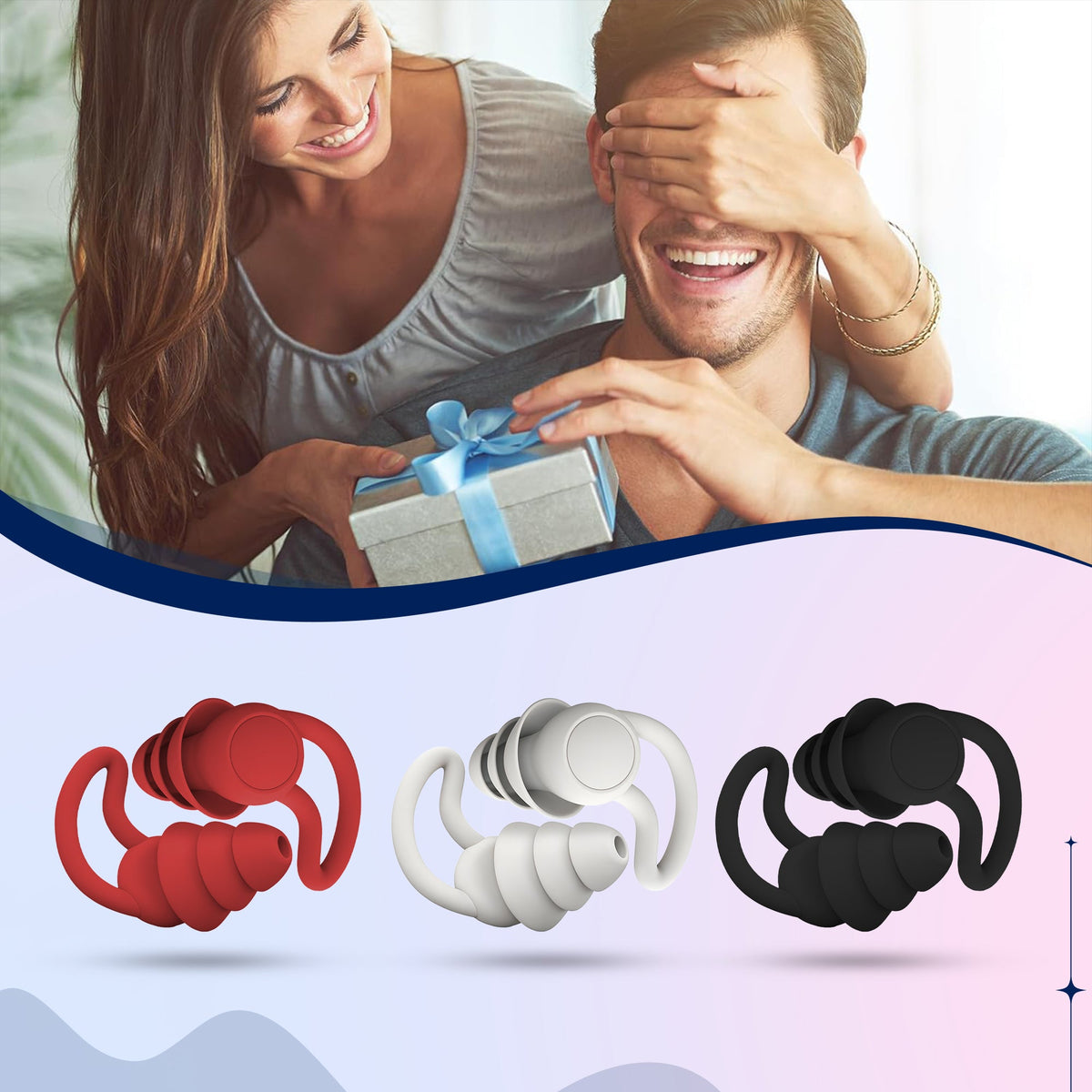 Soft Silicone Sleep Earplugs