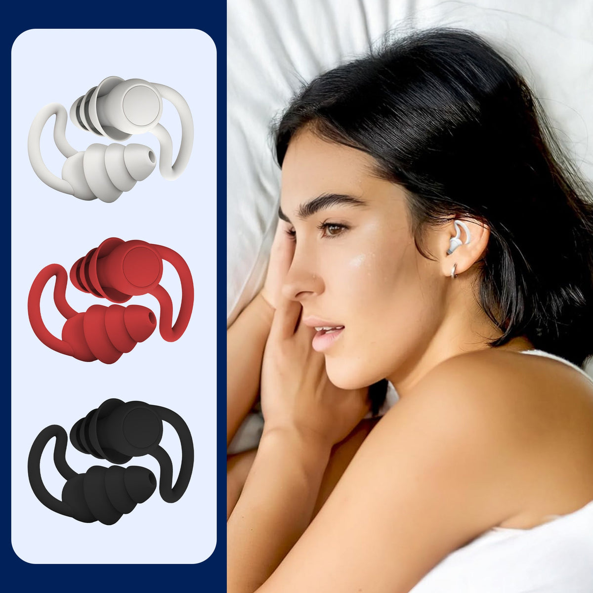 Soft Silicone Sleep Earplugs