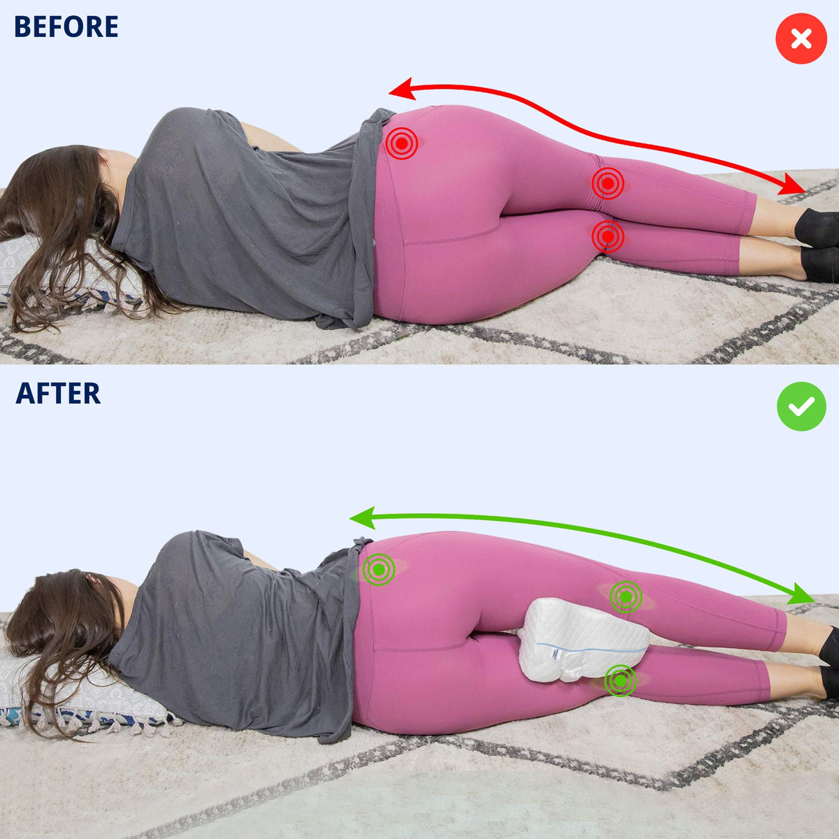 Memory Foam Leg & Knee Pillow