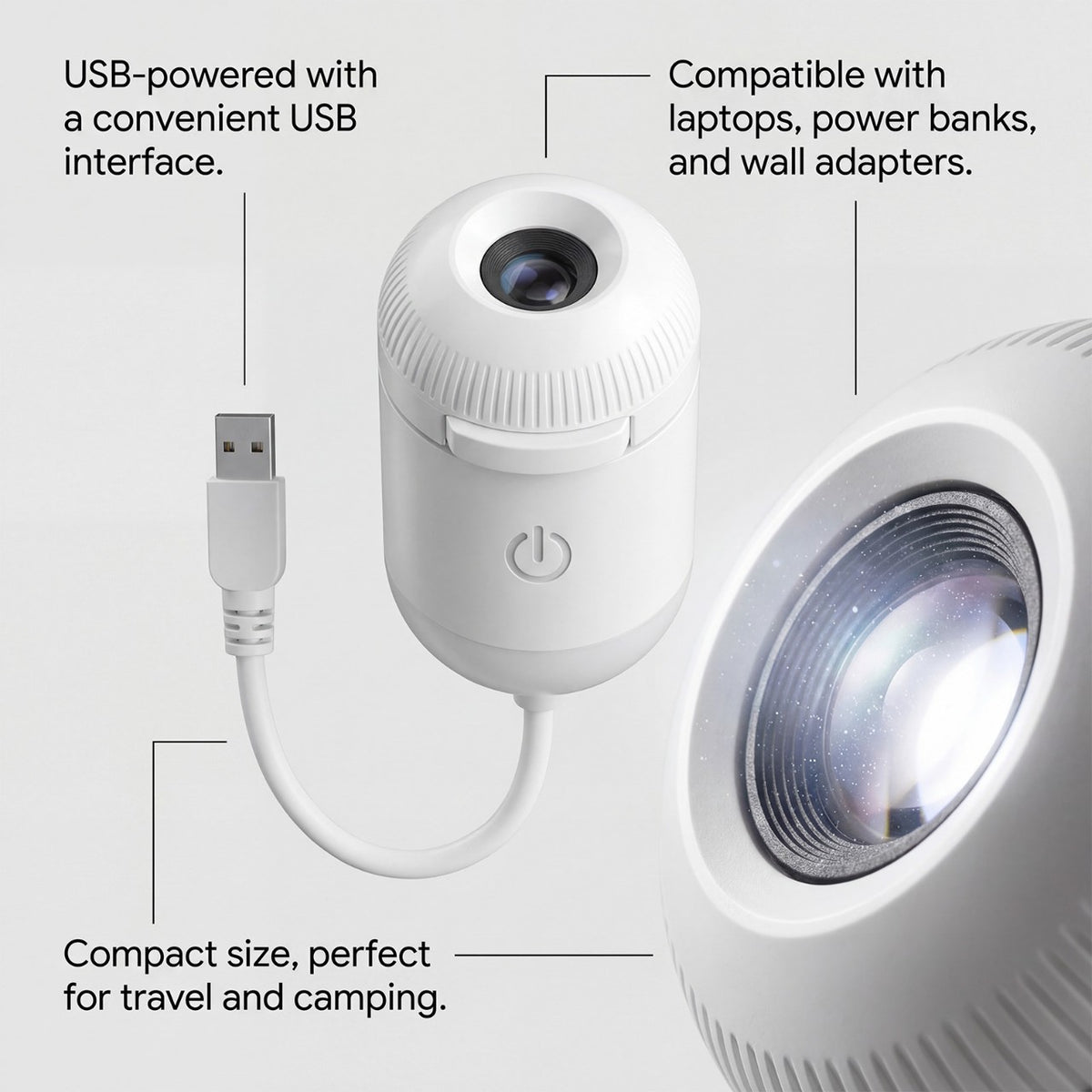 Touch Starry Projection Night Light