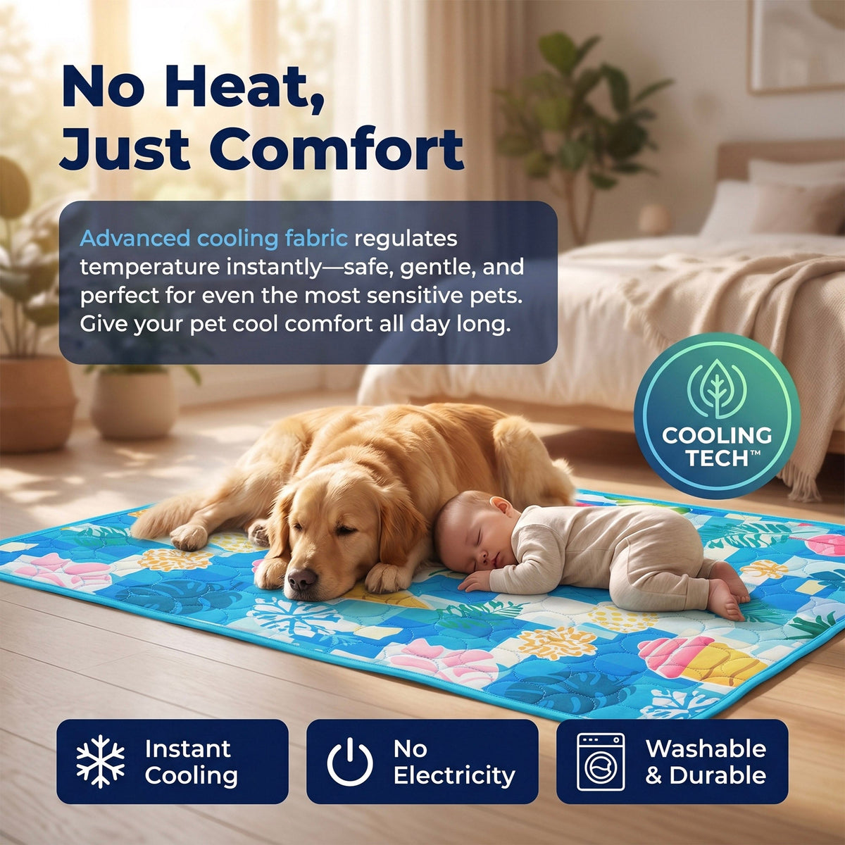 Pet Cooling Blanket & Mat, Buy 1 Get 1 Free