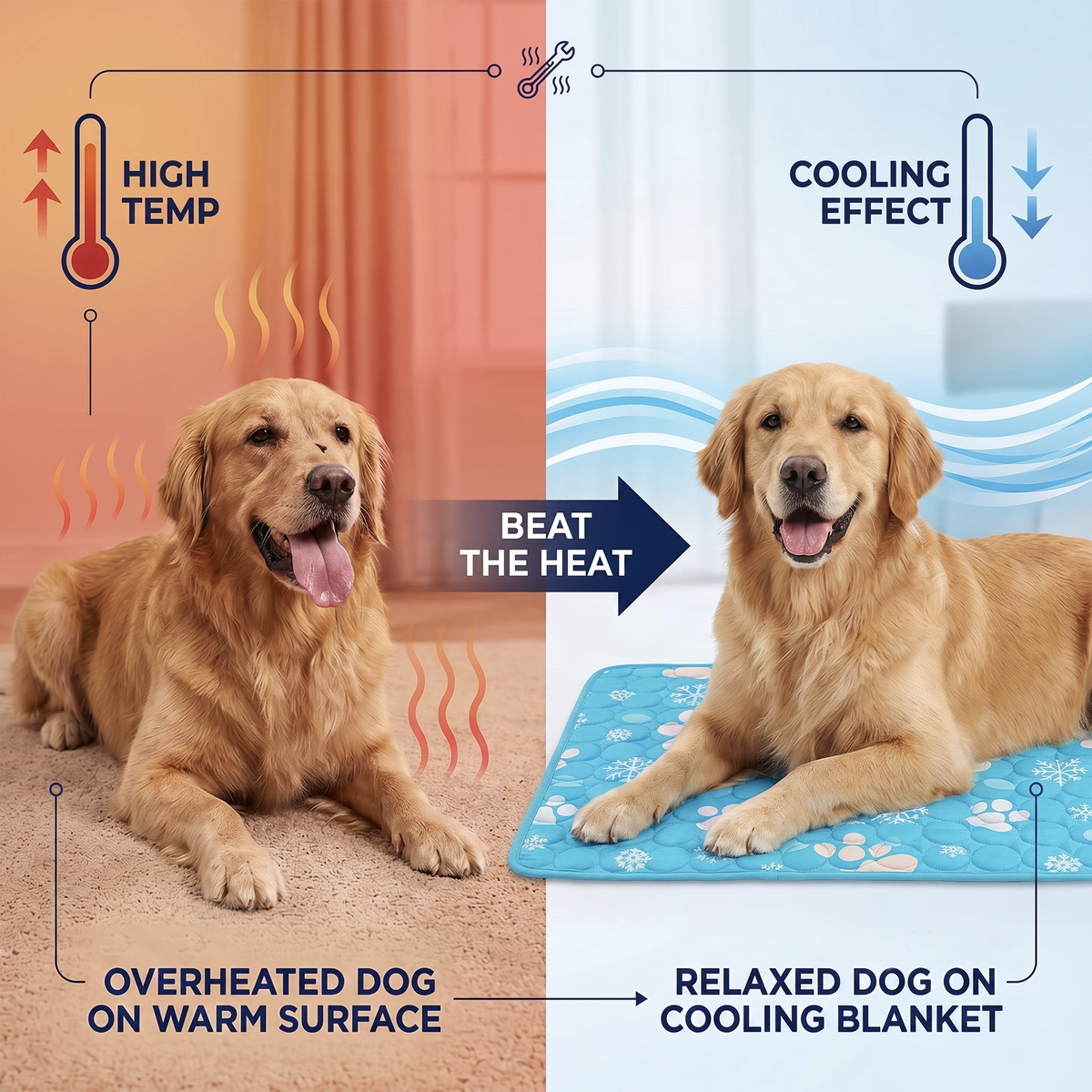 Pet Cooling Blanket & Mat, Buy 1 Get 1 Free