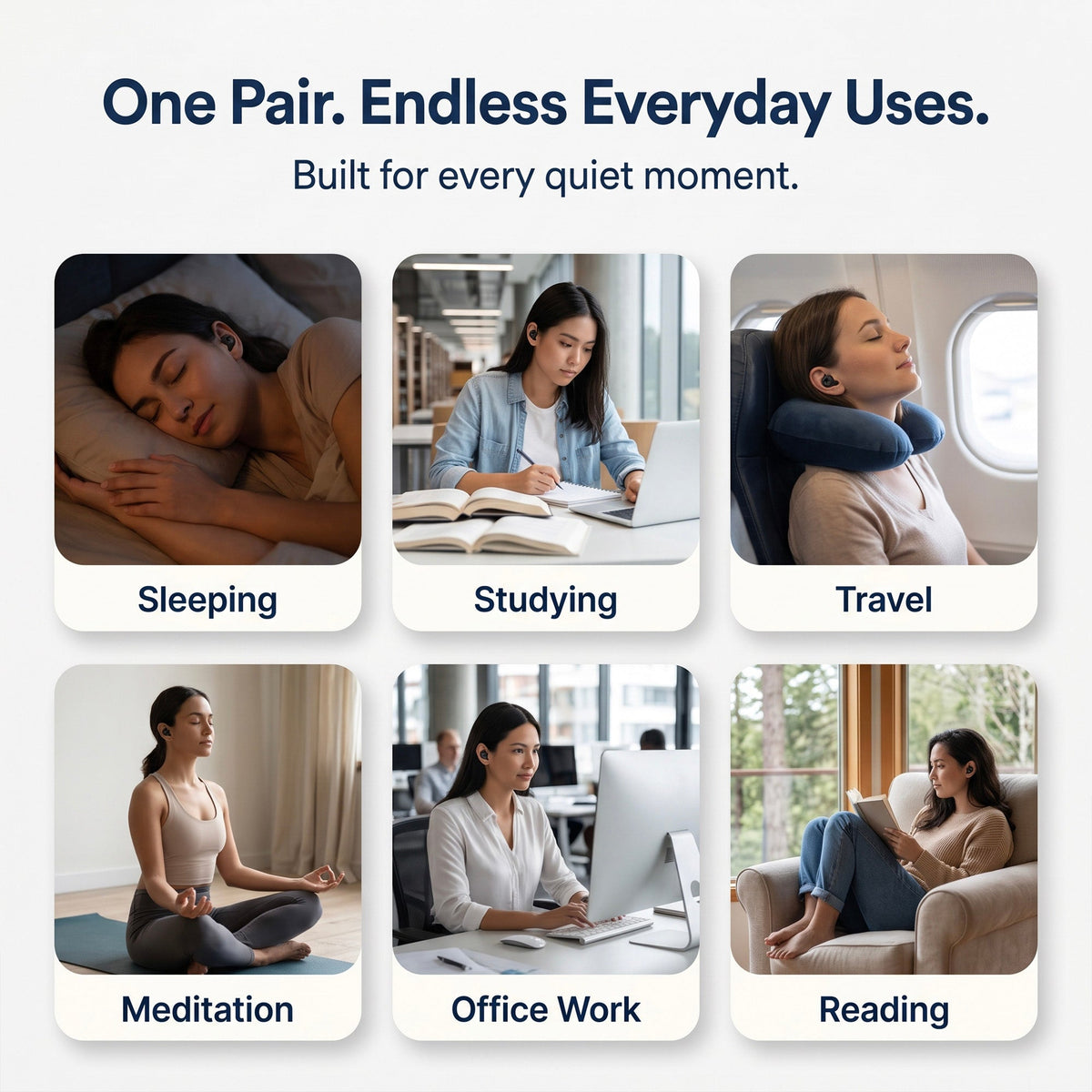 Noise Reducing Sleep Earplugs