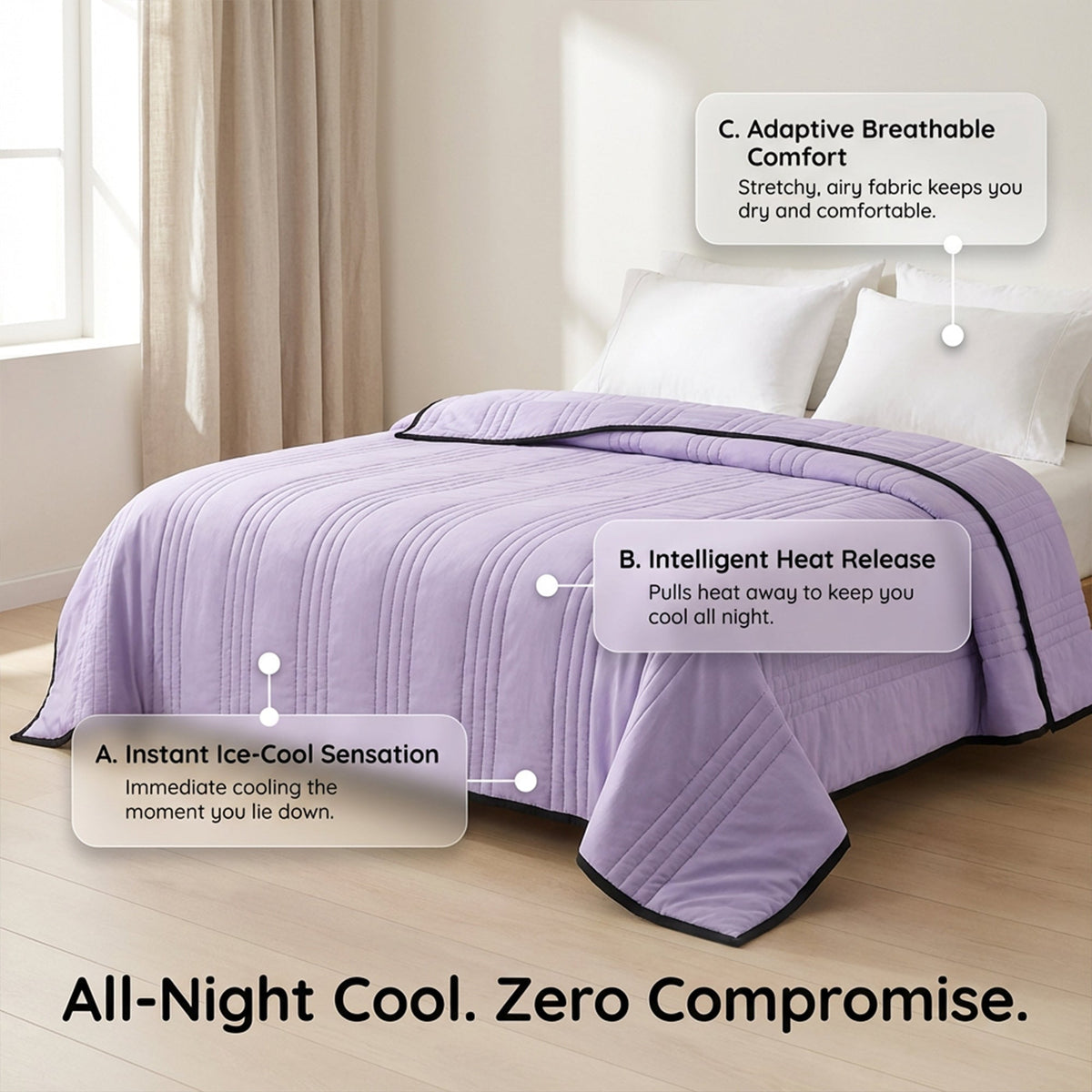All-Night Cooling Comforter, Buy 1 Get 1 Free