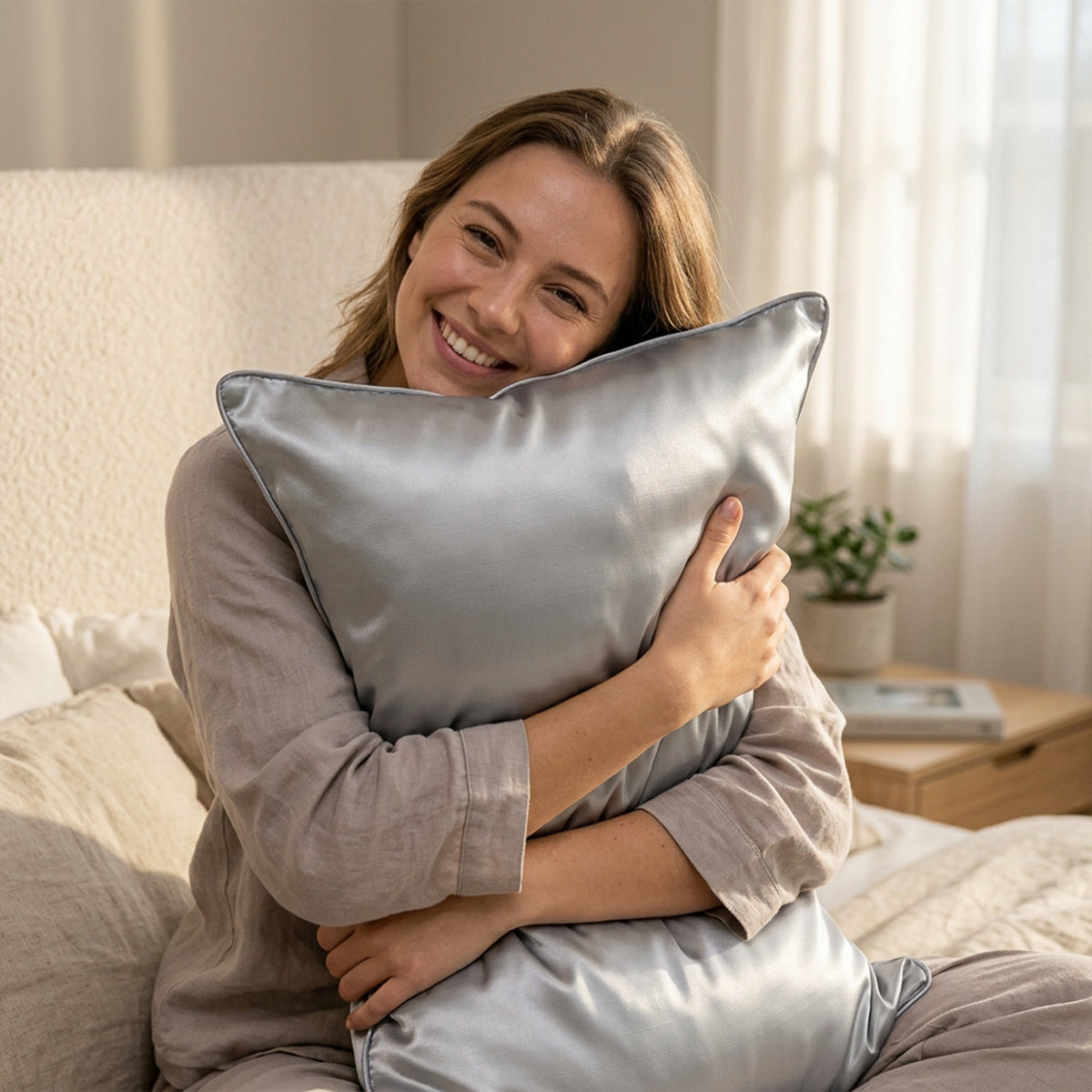 Luxury Silk Pillowcase Pair + 3 Sleep Goodies