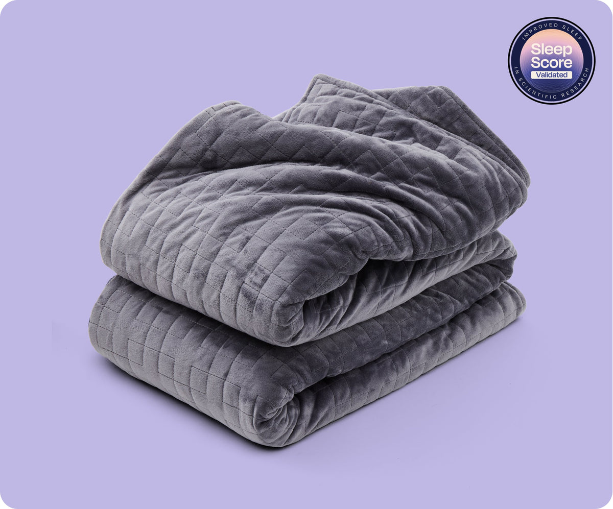 Gravity Original Weighted Blanket | Glass Bead, 10 to 35 lb, Grey or Navy