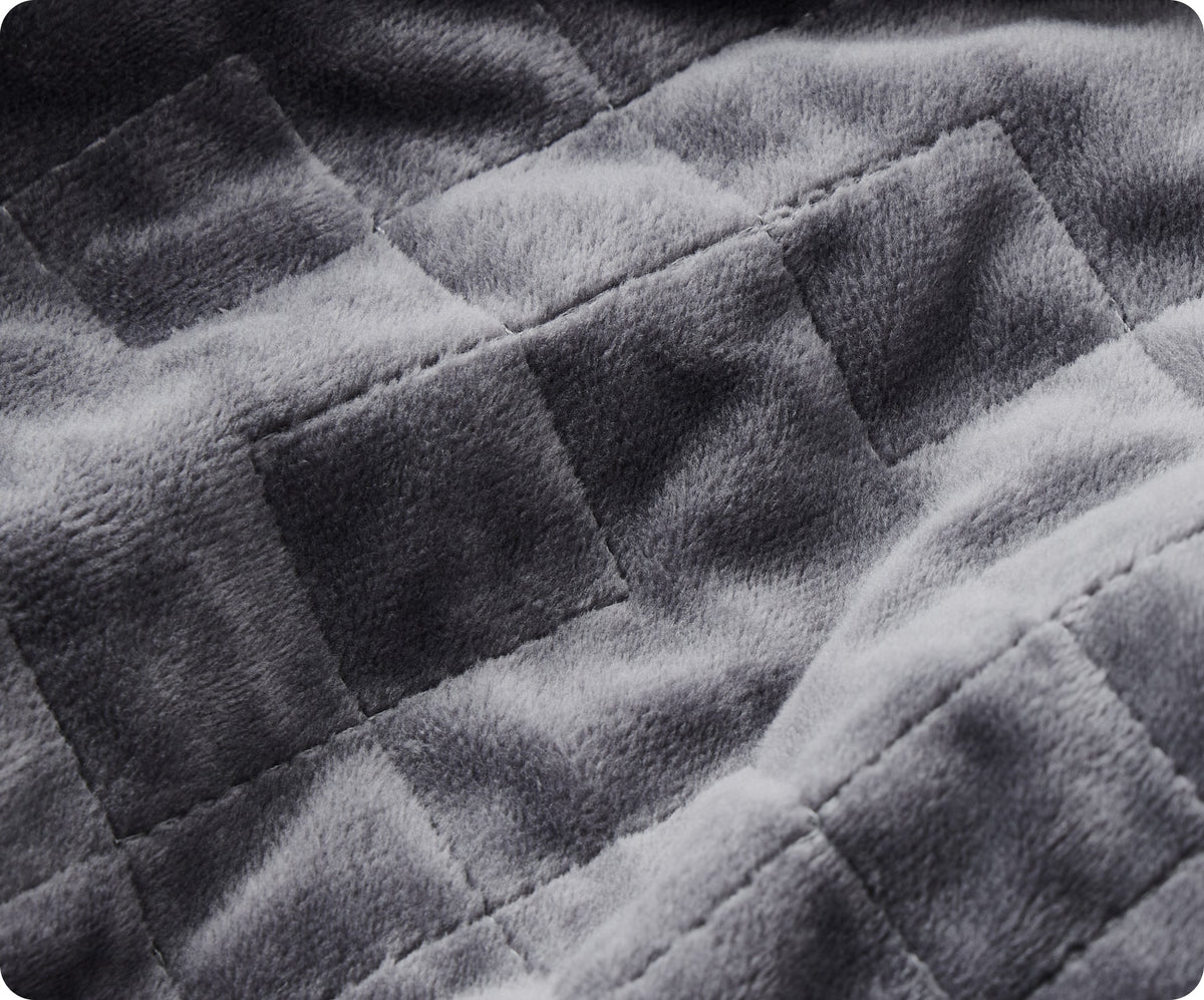 Gravity Original Weighted Blanket | Glass Bead, 10 to 35 lb, Grey or Navy