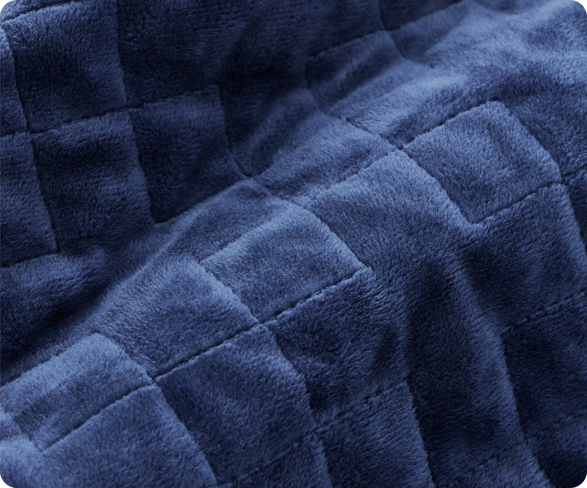 Gravity Original Weighted Blanket | Glass Bead, 10 to 35 lb, Grey or Navy