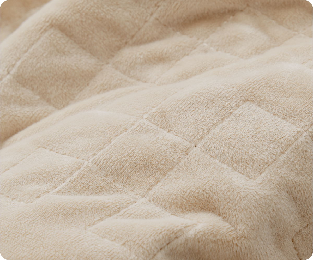 Gravity Original Weighted Blanket | Glass Bead, 10 to 35 lb, Grey or Navy