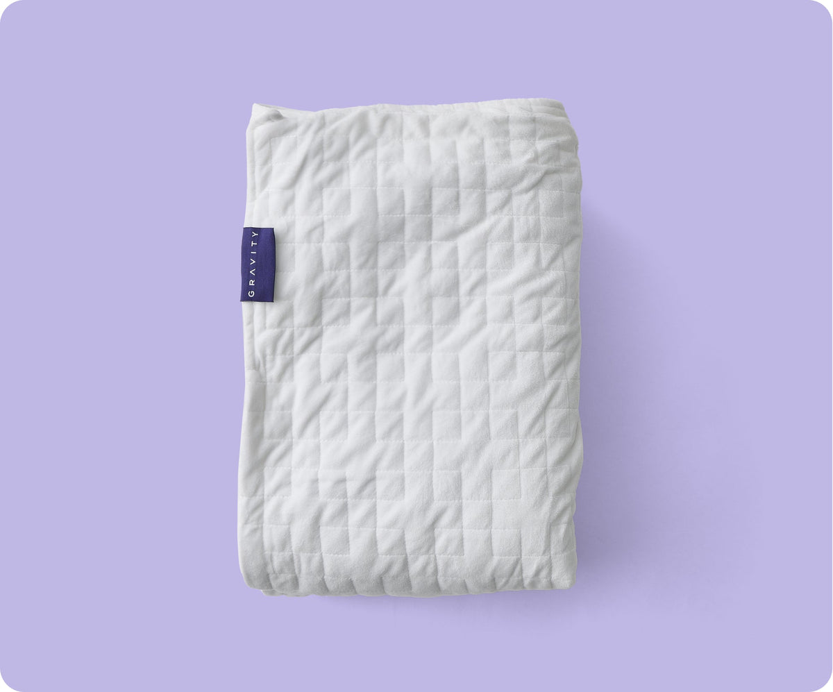 Gravity Original Weighted Blanket | Glass Bead, 10 to 35 lb, Grey or Navy
