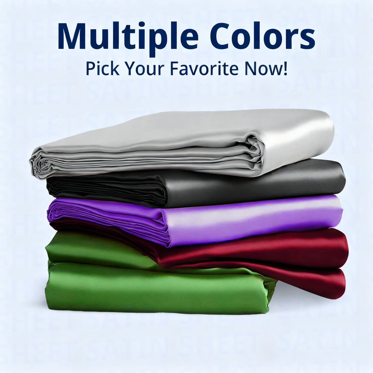 Silky Satin Deep Pocket Sheet Set