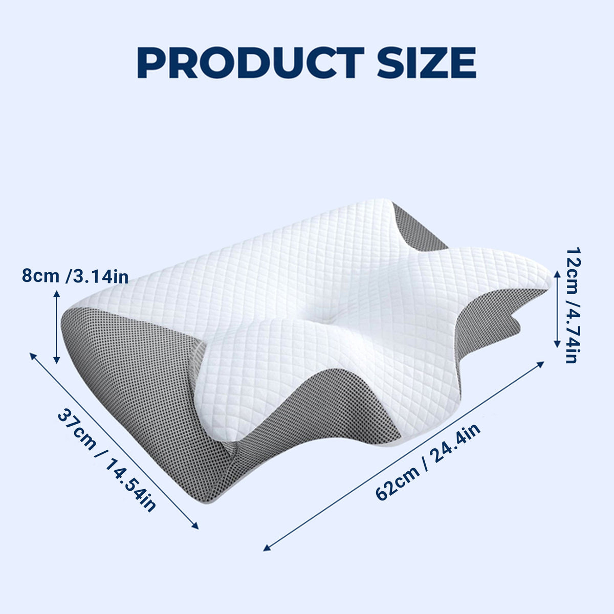 Butterfly Memory Foam Cervical Pillow, Buy 1 Get 1 Free