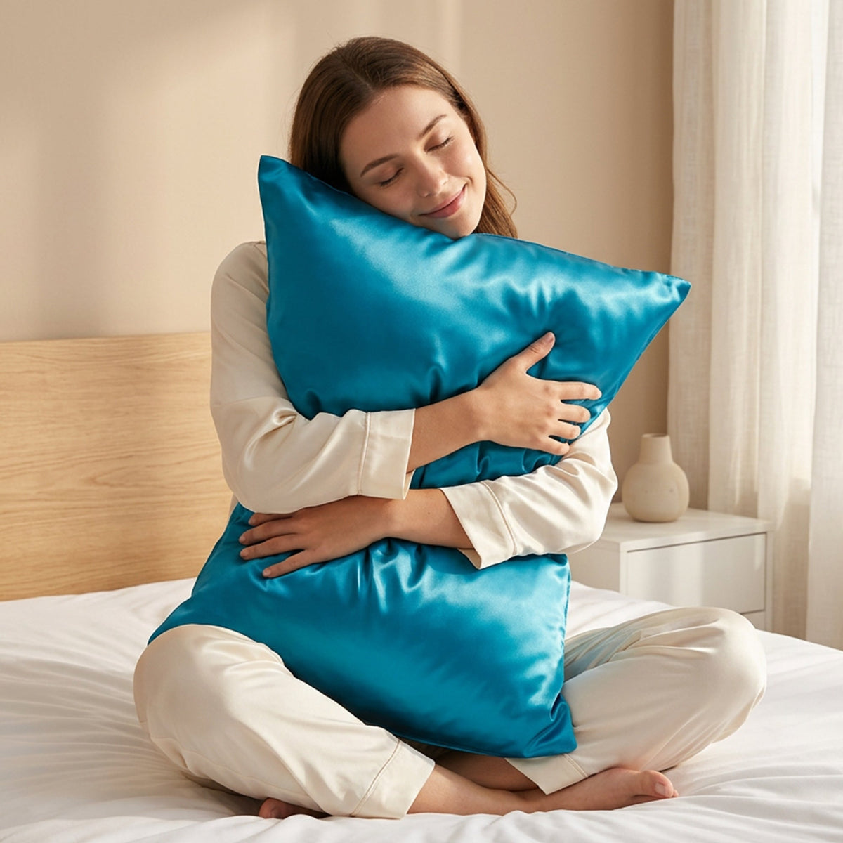 Luxury Silk Pillowcase Pair + 3 Sleep Goodies