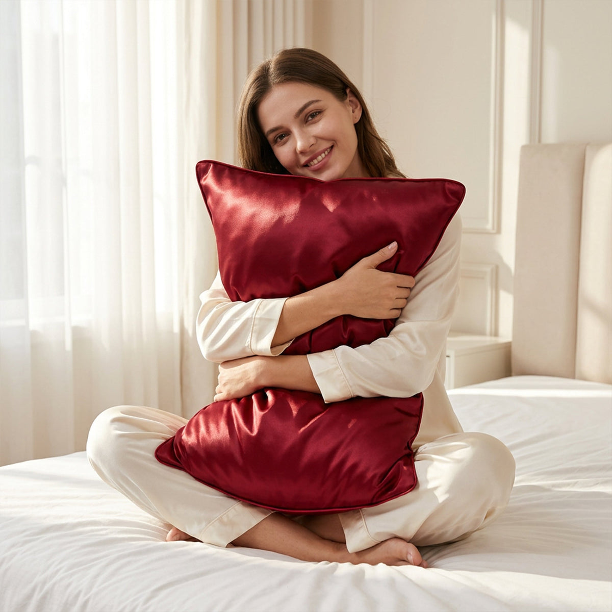 Luxury Silk Pillowcase Pair + 3 Sleep Goodies