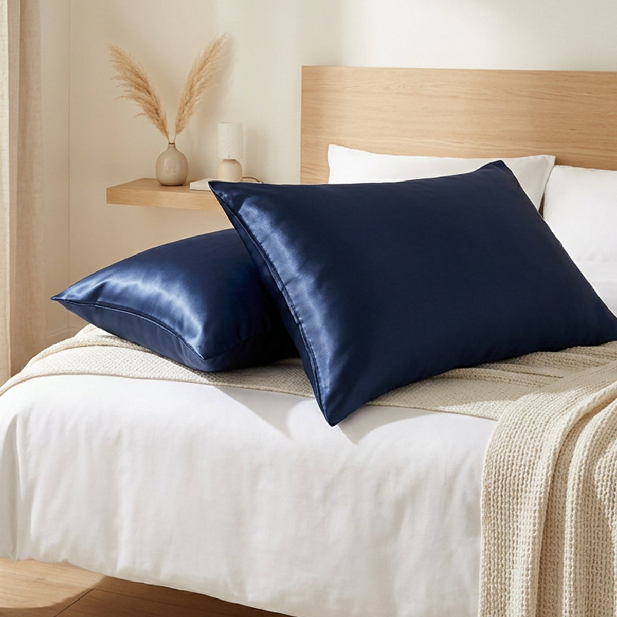 Luxury Silk Pillowcase Pair + 3 Sleep Goodies