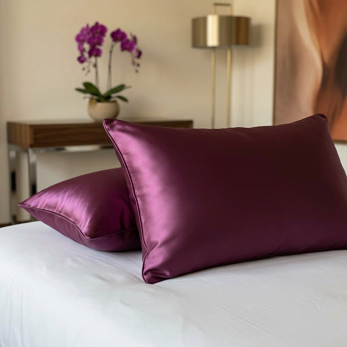 Luxury Silk Pillowcase Pair + 3 Sleep Goodies