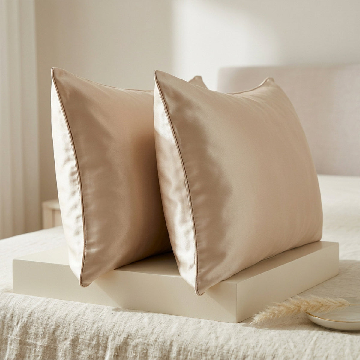 Luxury Silk Pillowcase Pair + 3 Sleep Goodies