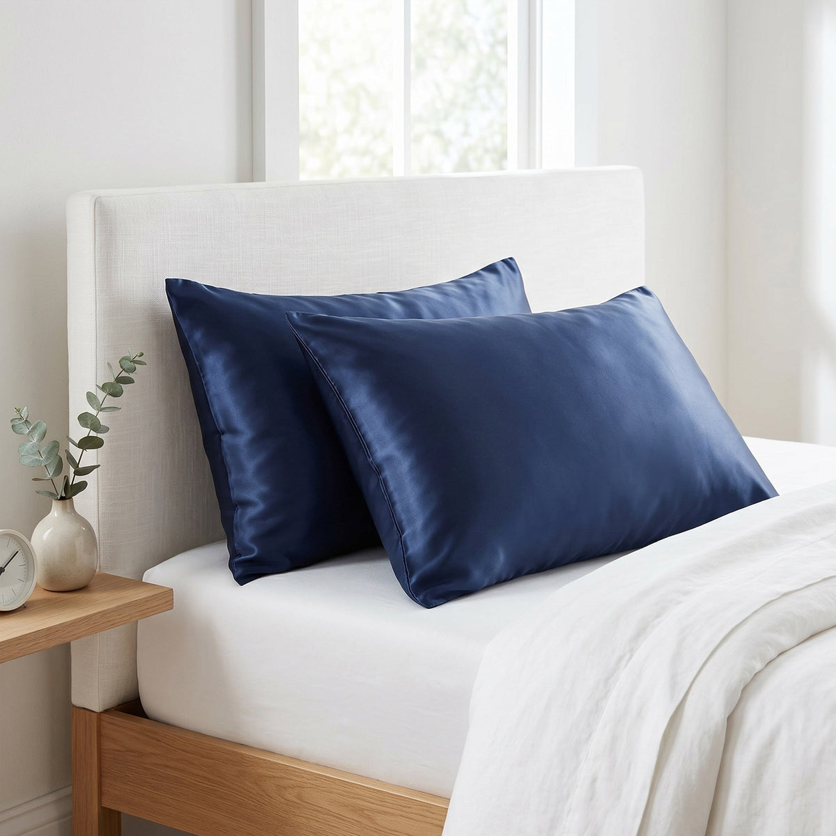 Luxury Silk Pillowcase Pair + 3 Sleep Goodies