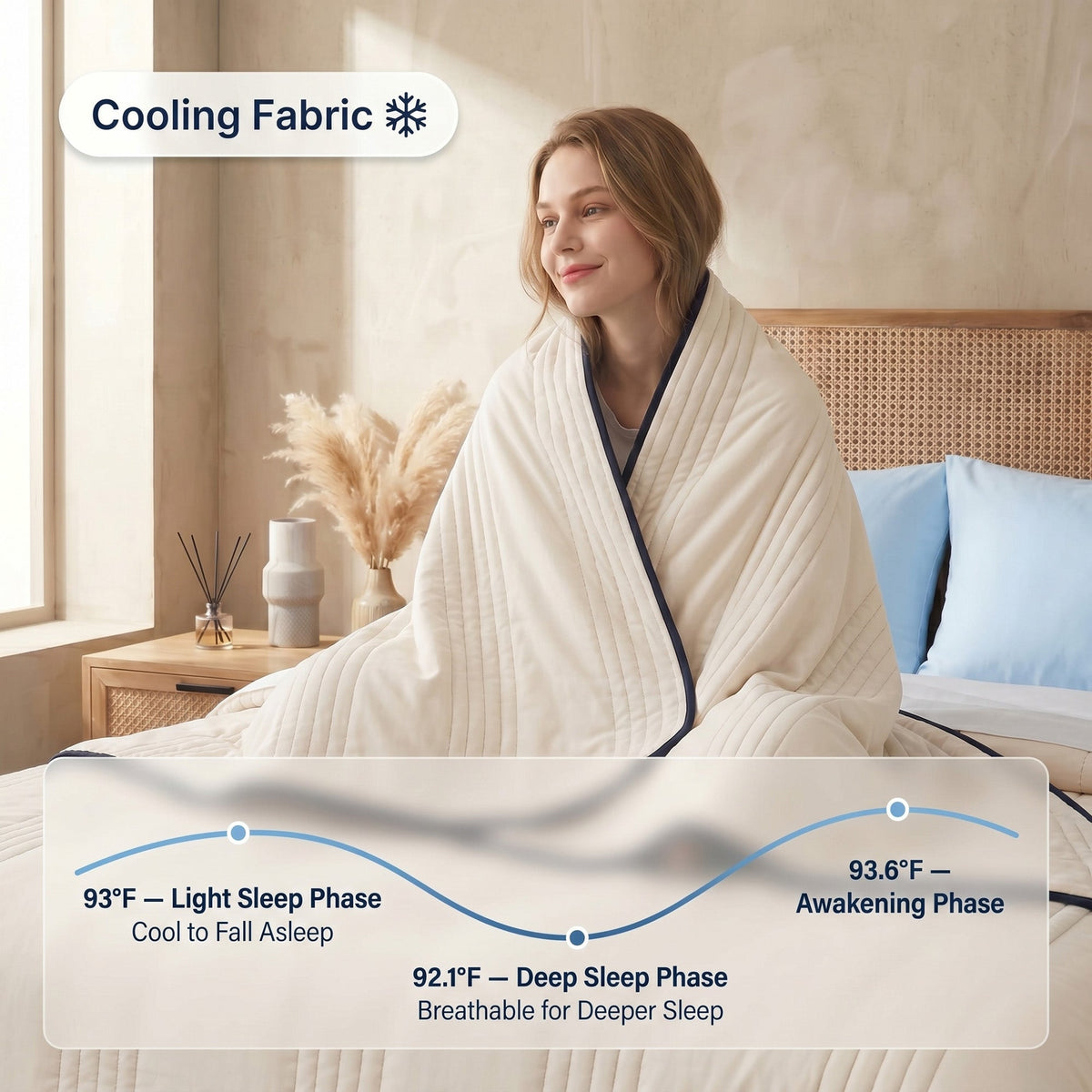 Comfy Sleepers® Cool-Touch Ice Blanket