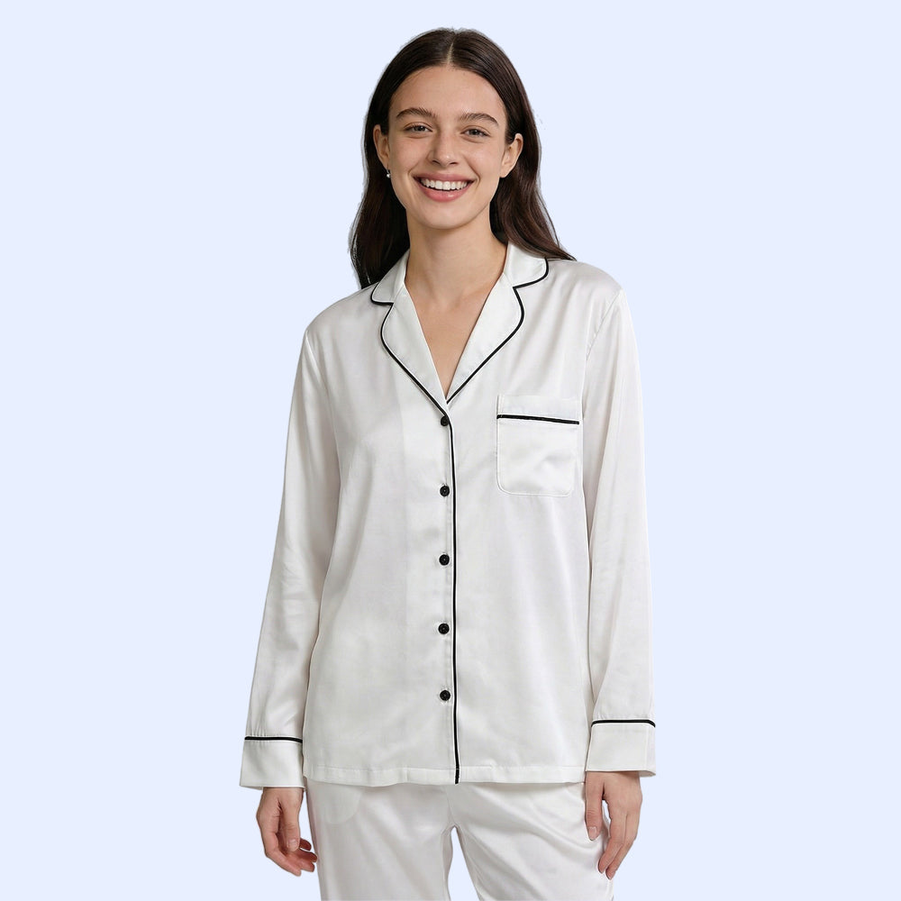 Moonlit Silky Pajama Set
