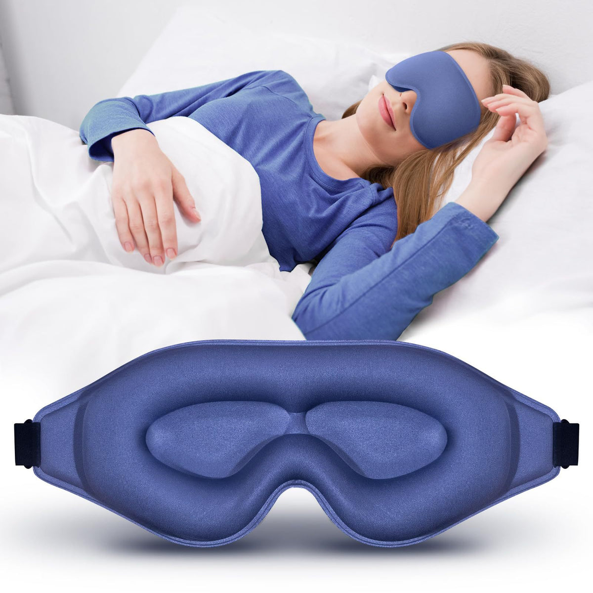 3D Contoured Sleep Mask