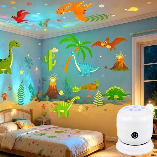 Rotating Ocean and Starry Sky Projector Lamp
