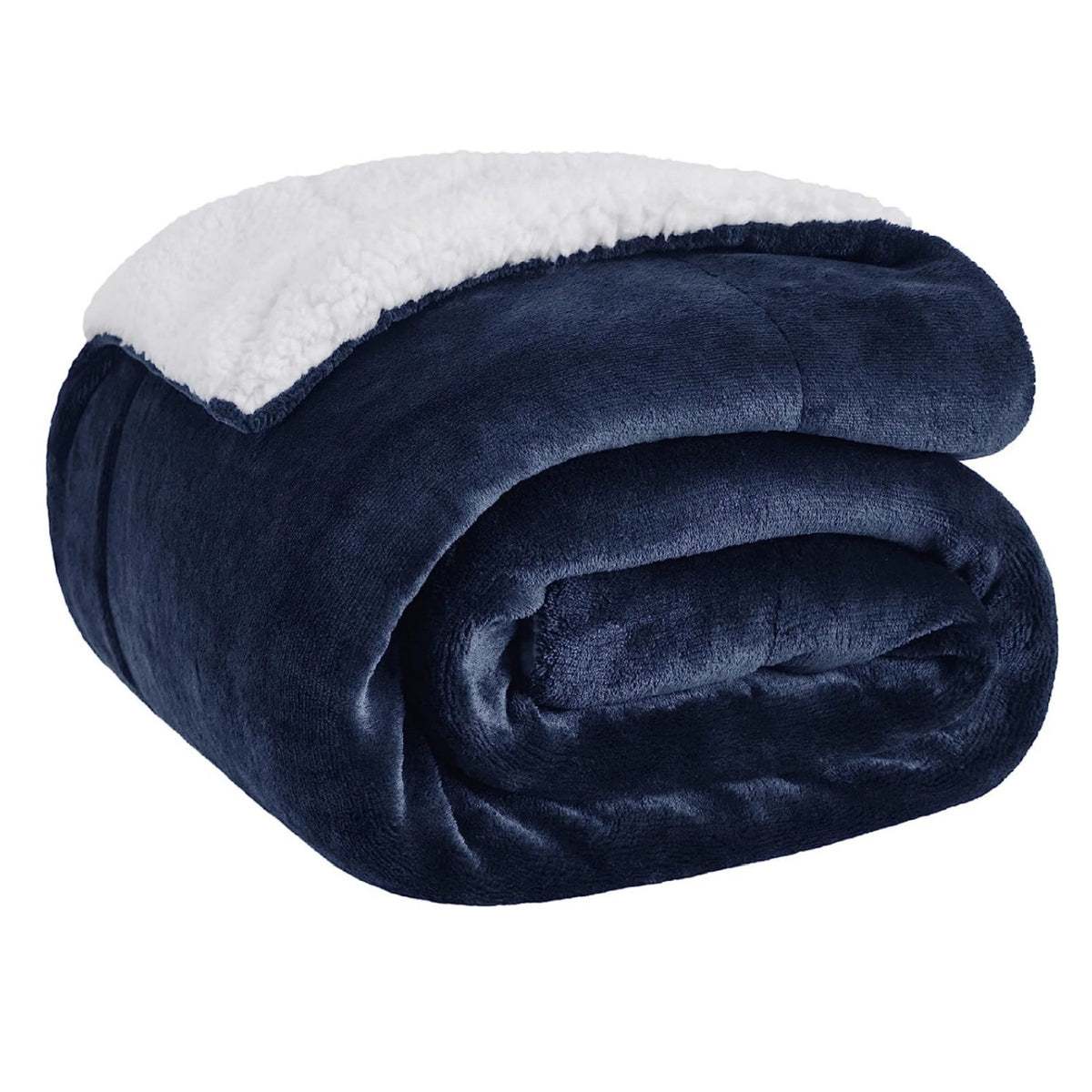 Double-Sided Sherpa Fleece Blanket