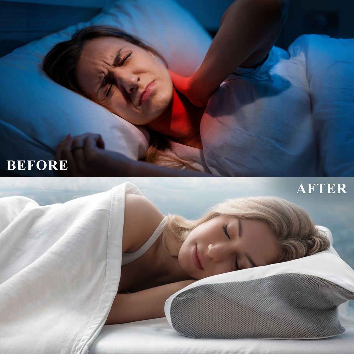 Butterfly Memory Foam Cervical Pillow, Buy 1 Get 1 Free