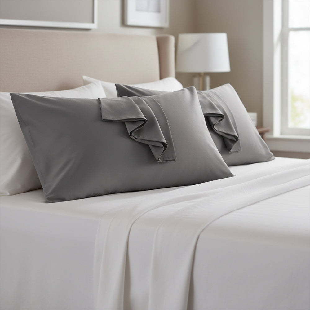 Soft Bamboo Pillowcase Pair