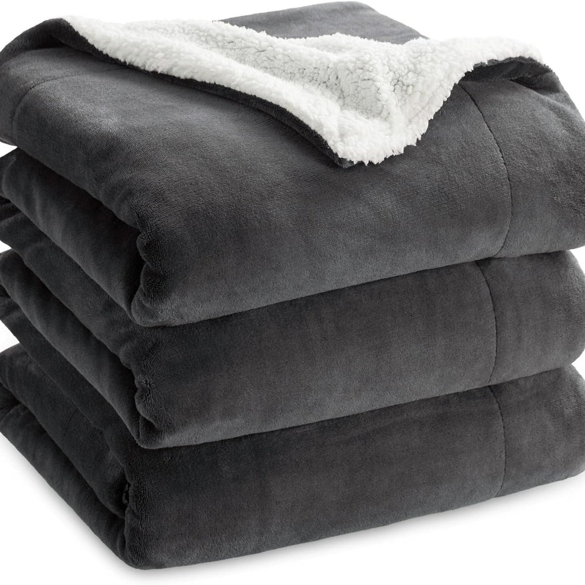Double-Sided Sherpa Fleece Blanket