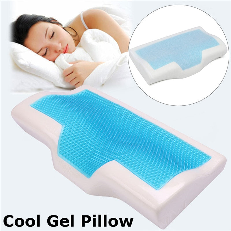 Cool Gel Memory Foam Pillow | Two-Sided, Ergonomic Neck Support