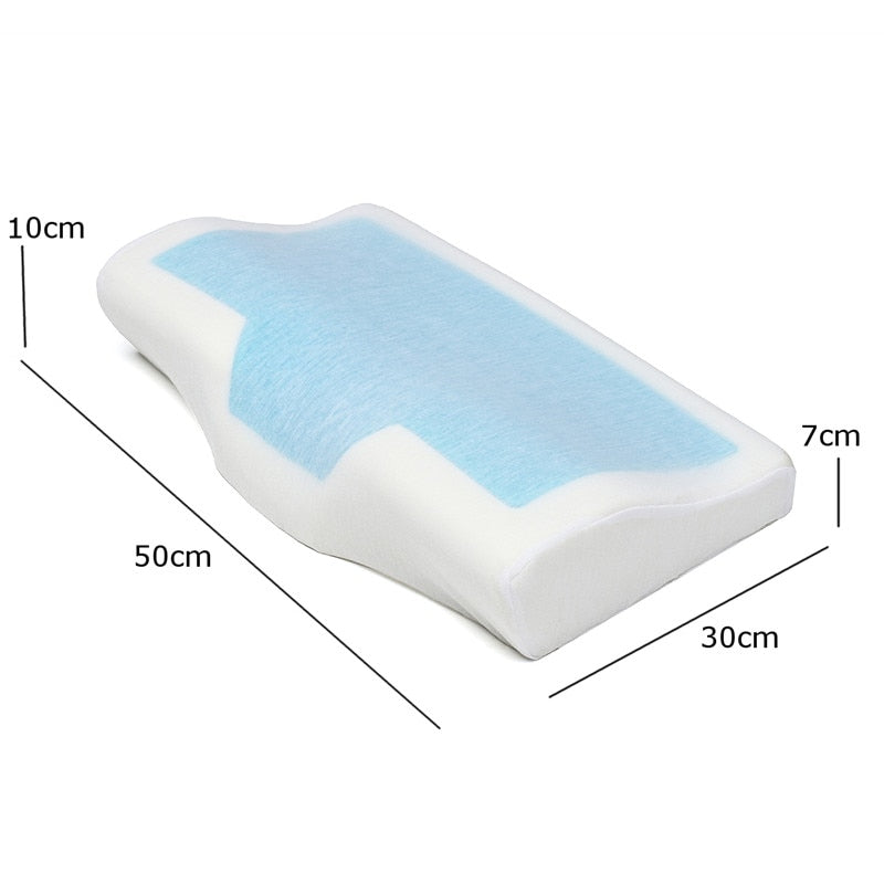 Cool Gel Memory Foam Pillow | Two-Sided, Ergonomic Neck Support