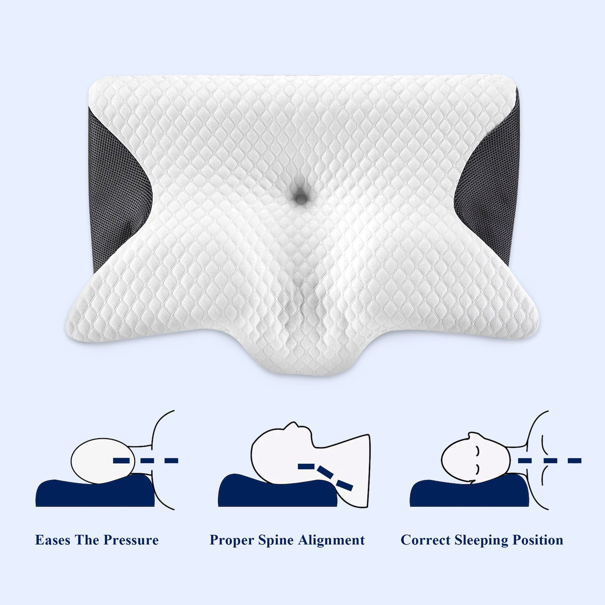 Butterfly Memory Foam Cervical Pillow, Buy 1 Get 1 Free