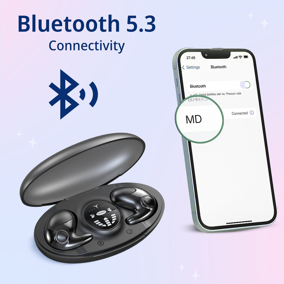 Invisible Wireless Sleep Earbuds