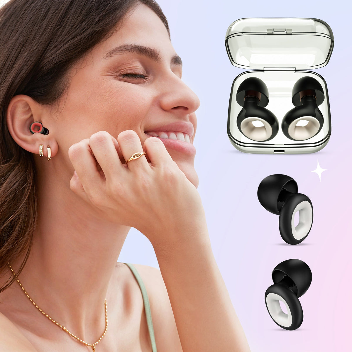 Snore-Blocking Sleep Earplugs