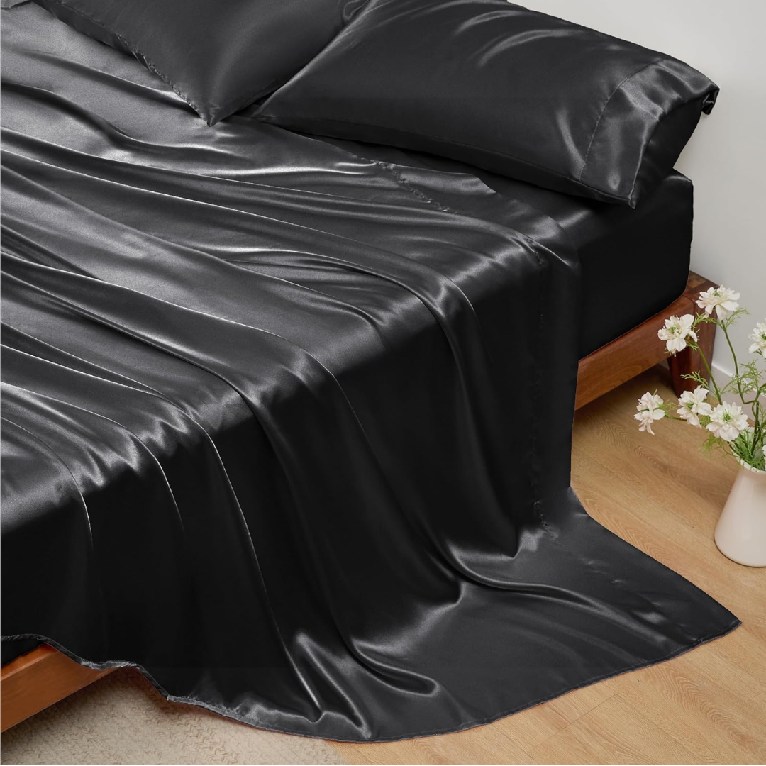 Silky Satin Deep Pocket Sheet Set