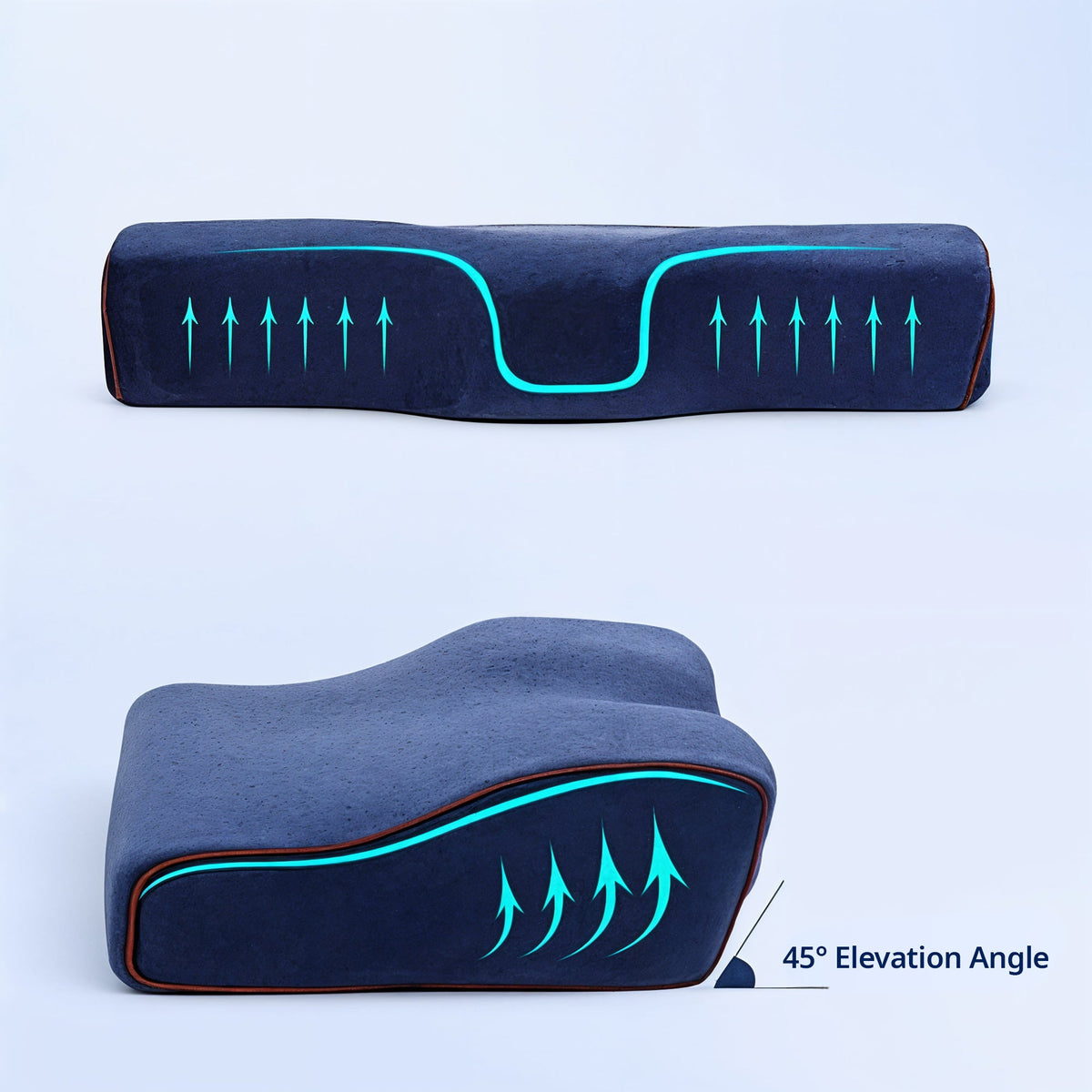 Contoured Memory Foam Cervical Pillow