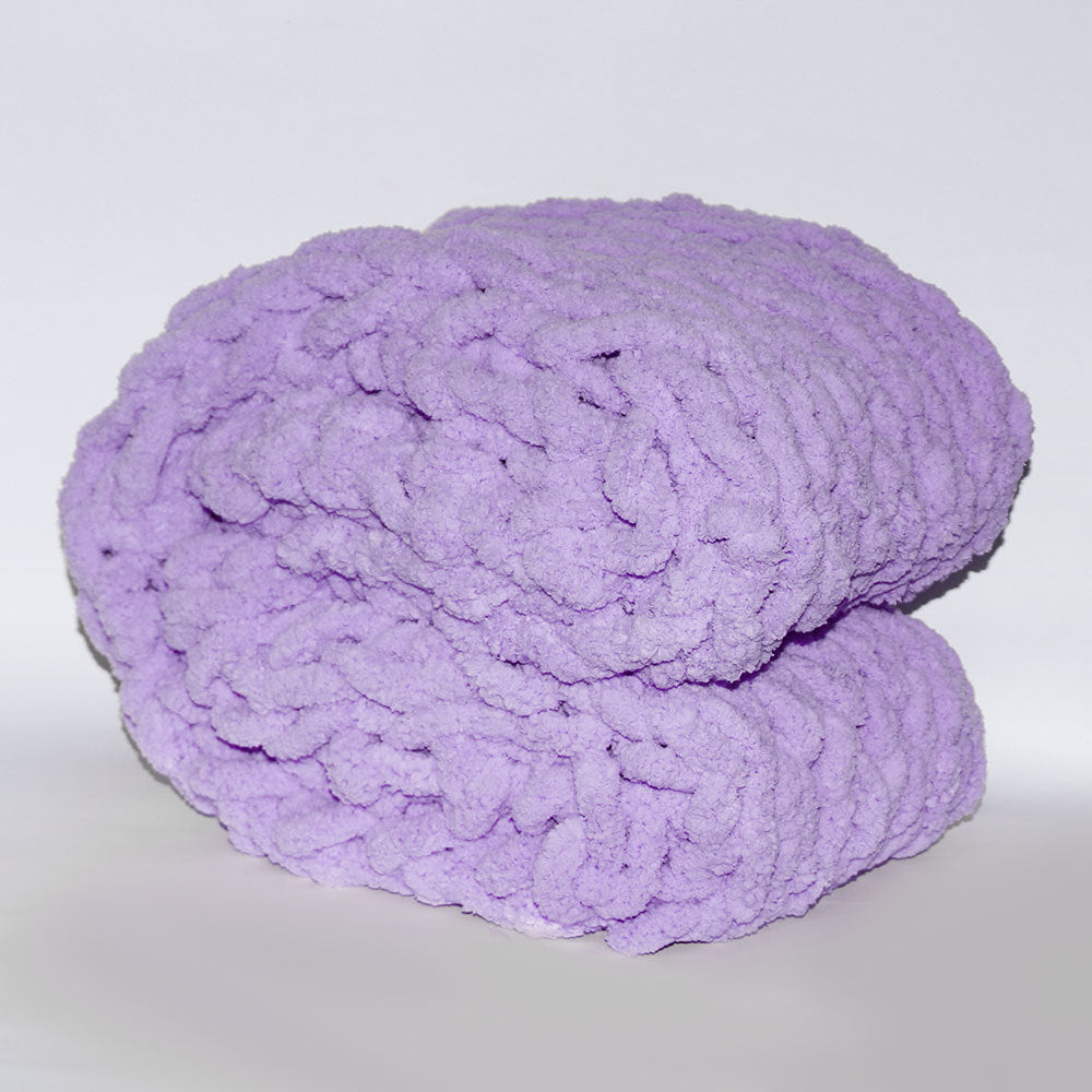 Chunky Chenille Knit Throw Blanket