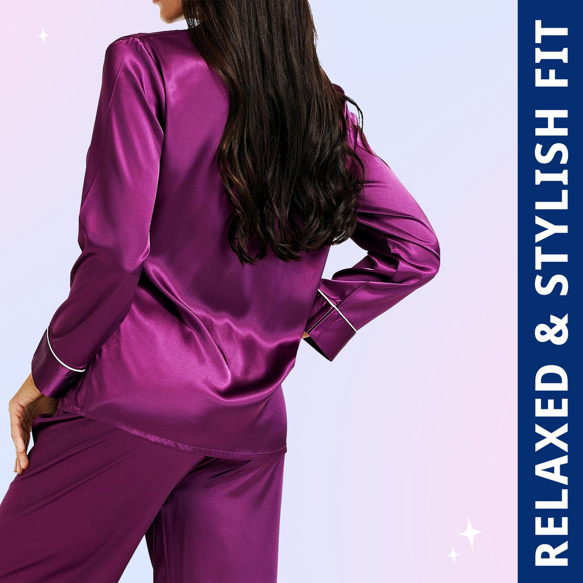 Moonlit Silky Pajama Set