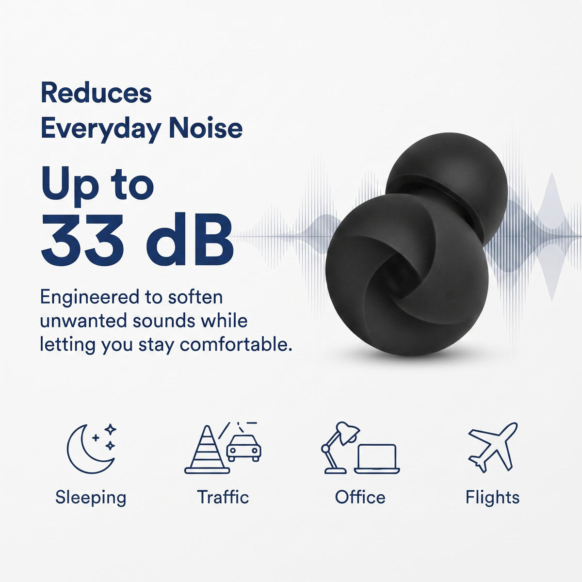 Noise Reducing Sleep Earplugs