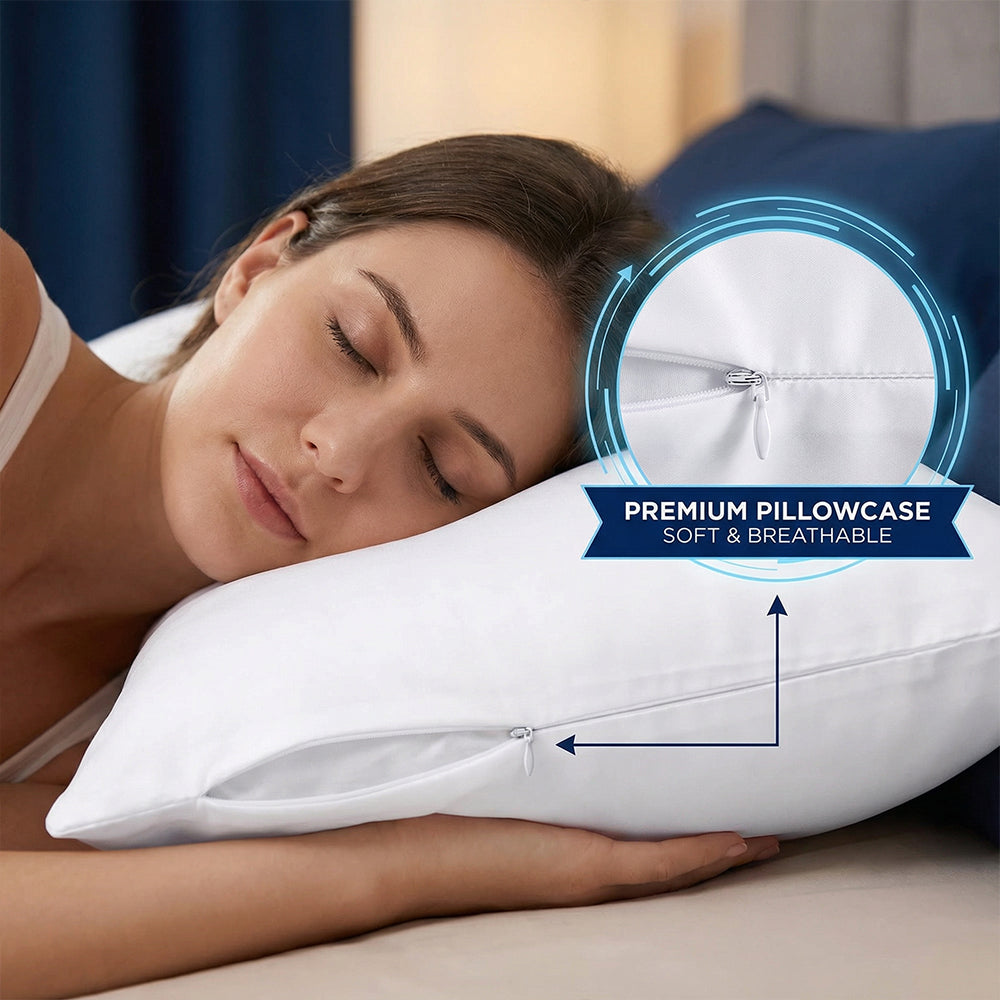 Waterproof Zippered Pillow Protector