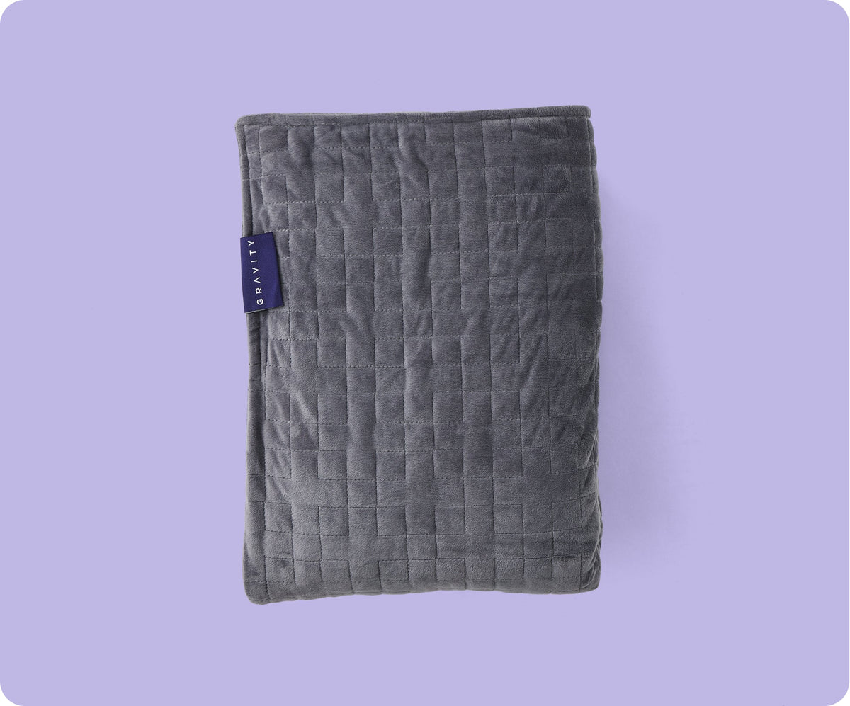 Gravity Original Weighted Blanket | Glass Bead, 10 to 35 lb, Grey or Navy