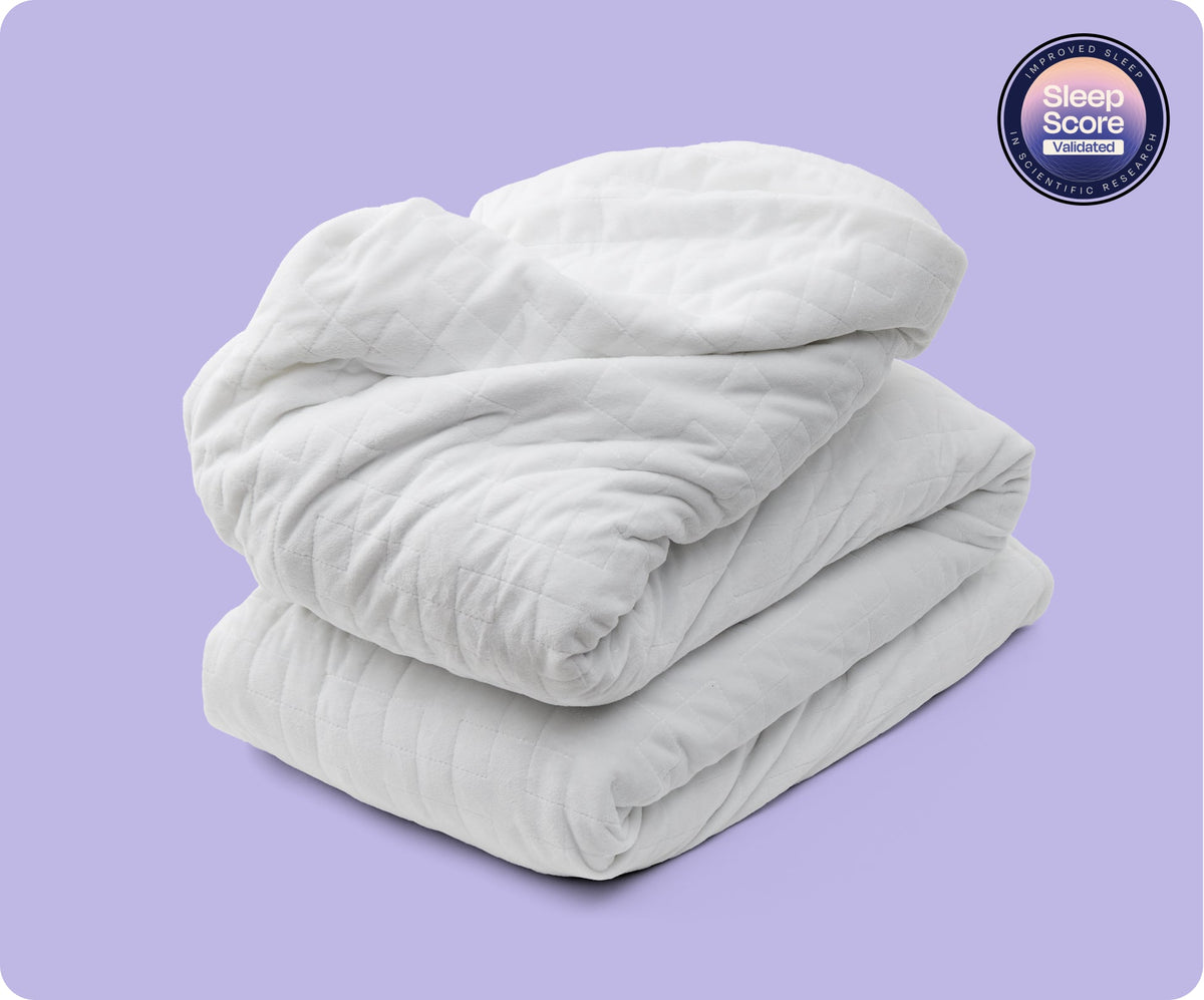 Gravity Original Weighted Blanket | Glass Bead, 10 to 35 lb, Grey or Navy