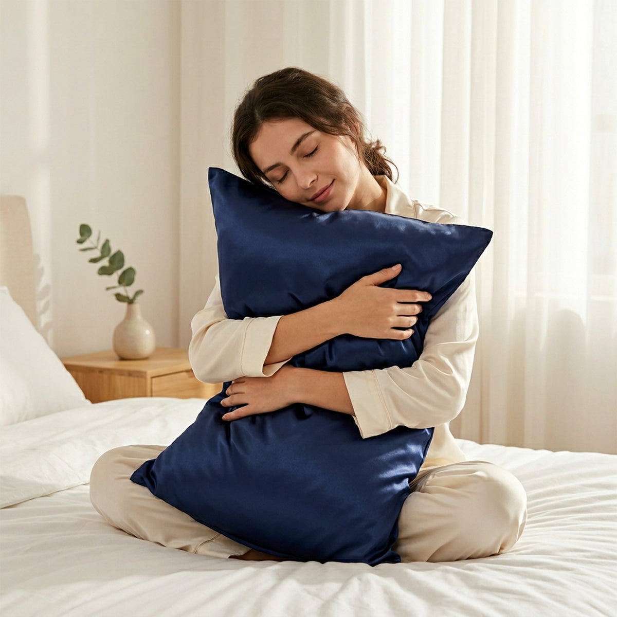 Luxury Silk Pillowcase Pair + 3 Sleep Goodies