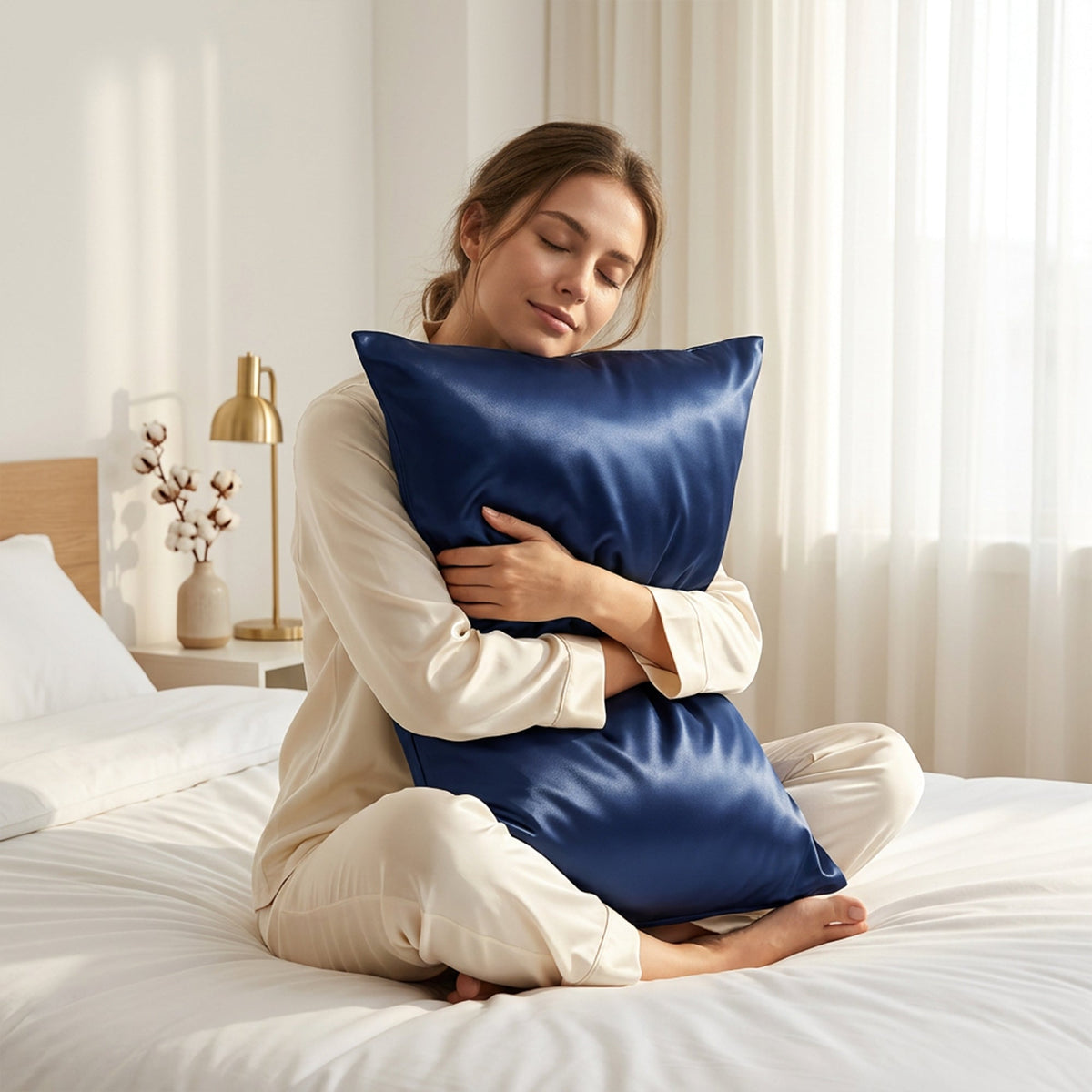 Luxury Silk Pillowcase Pair + 3 Sleep Goodies