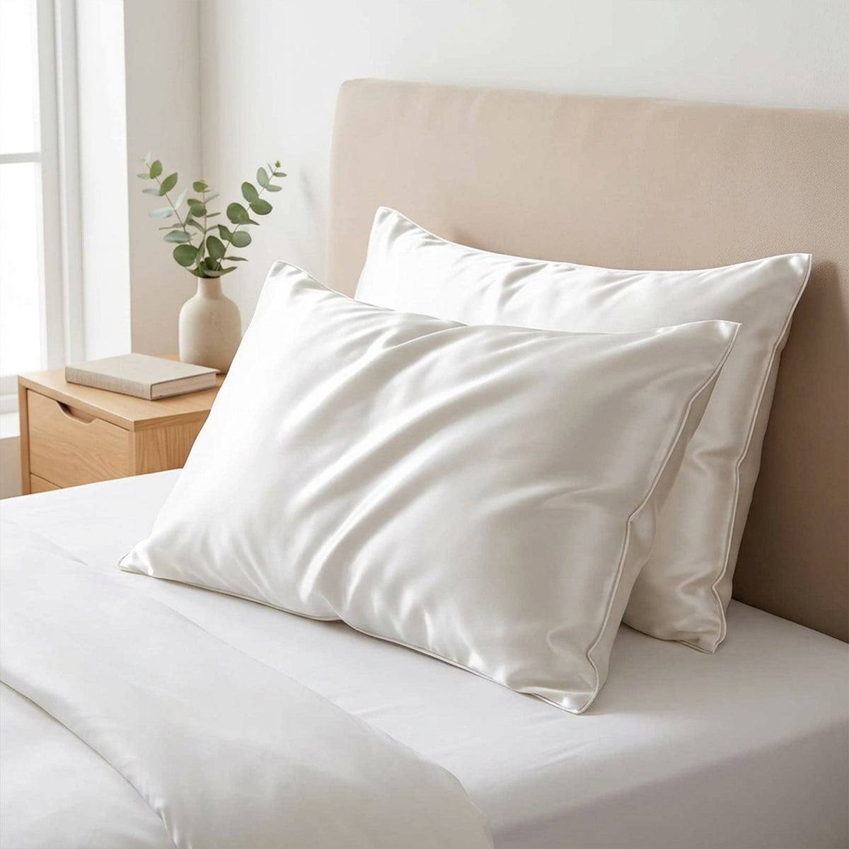 Luxury Silk Pillowcase Pair + 3 Sleep Goodies